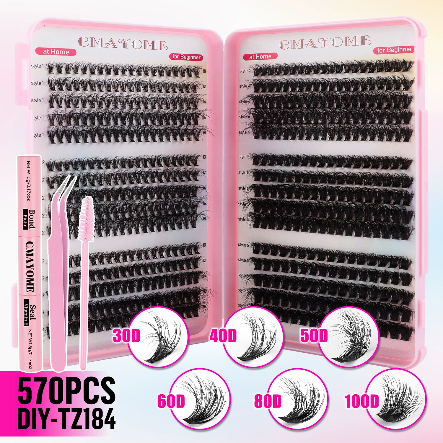 (Cross-border trading), dense curling false eyelashes for eyelashes, 18mm