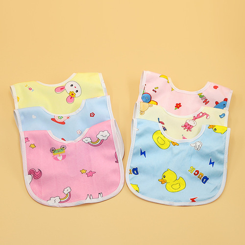Manufacturer infant crystal velvet bib bib U-shaped snap waterproof bib wholesale