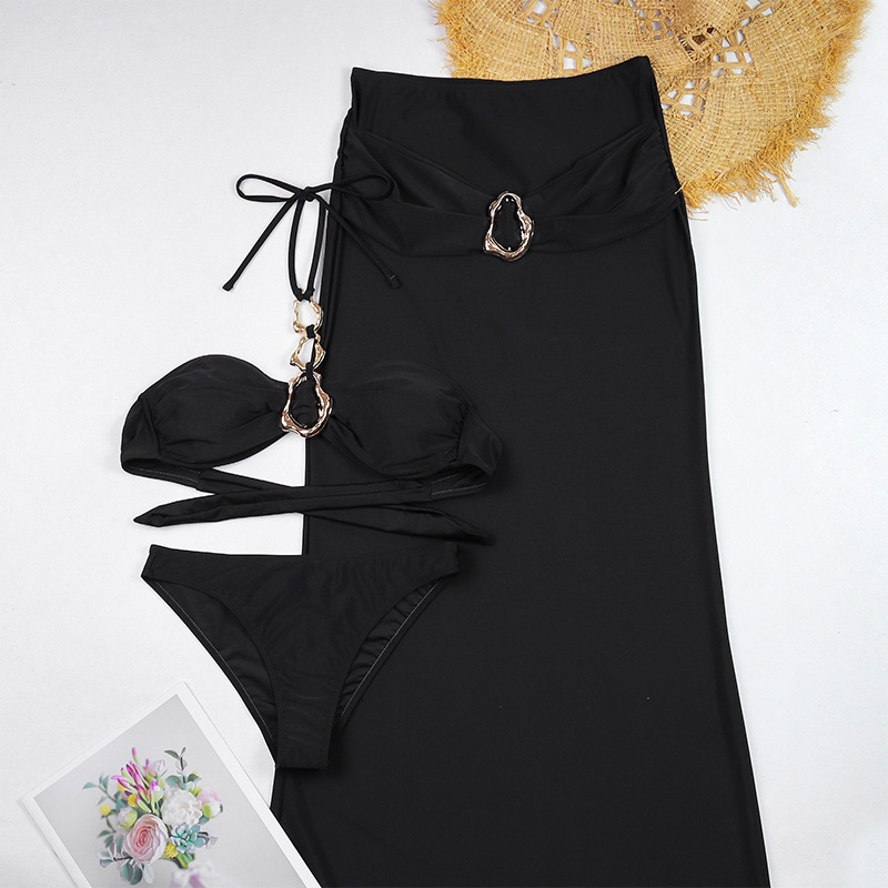 Set bikini sexy da donna con gonna lunga – costume due pezzi_voghion.com