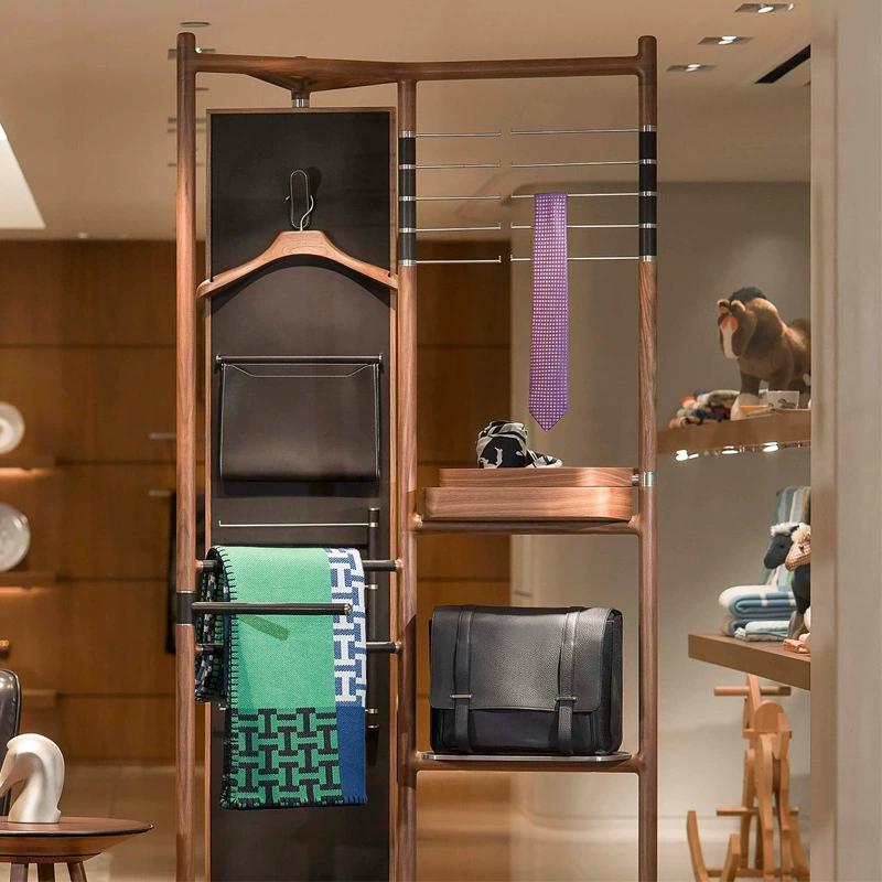 Легкая роскошная минималистичная элитная мебель известных брендов, элитное роскошное пальто и шляпа из орехового дерева, многофункциональная декоративная полка для хранения