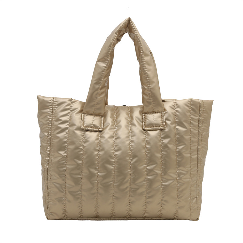 2024 nuevo bolso de mujer bolso de estilo extranjero bolso de nicho de moda bolso de algodón de gran capacidad bolso a rayas