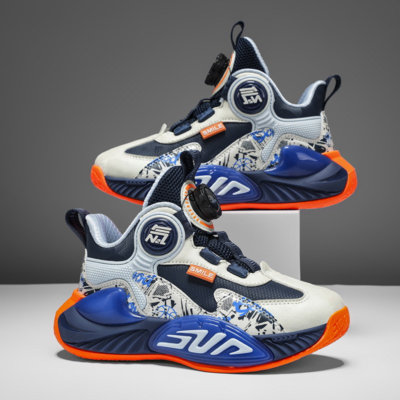 2025 nuevo otoño y invierno zapatos para niños entrenamiento de amortiguación zapatos de carreras para niños zapatos de baloncesto antideslizantes para niños