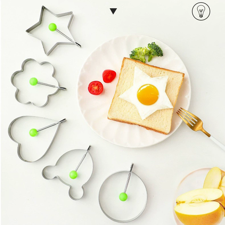 Home Creative Love Stainless Steel Fried Egg Model Model Egg Moving Creative Creative Fried Egg mold Spot