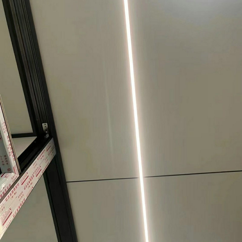 集成灯带铝合金吊顶黑色装饰条发光吊顶装饰灯金属收边条可穿灯带