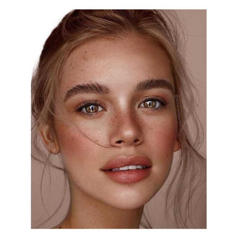 Pluma manchada Maquillaje transfronterizo HANDAIYAN Amazon estilo explosivo simulación natural no es fácil de desvanecer Pluma impermeable para pecas