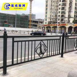 市政道路护栏图片现货款式交通机非隔离栅栏人行道安全防护栏厂家