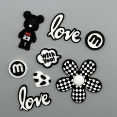 Hole shoe decorations, removable trendy brand DIY accessories, shoe clips, fun violent accessories, suitable for shoe flowers