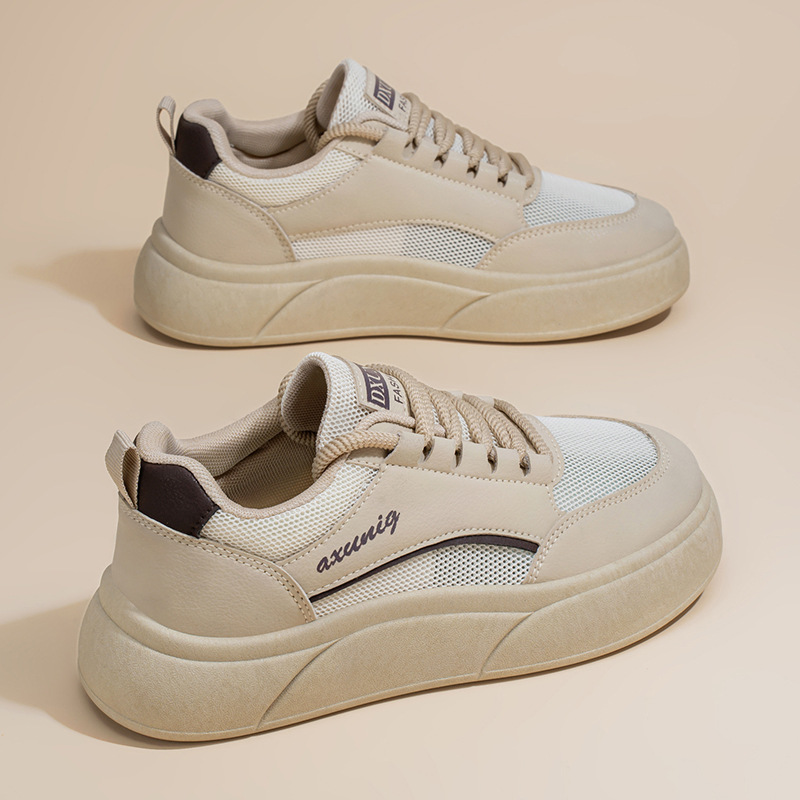 Zapatos de mujer de verano nuevos zapatos de red hueca transpirables estudiante estilo coreano zapatos deportivos de plataforma de todo fósforo zapatos casuales mujeres
