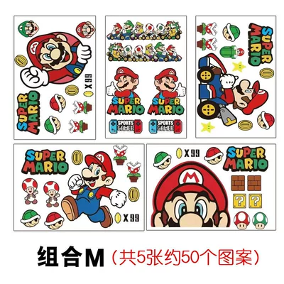 Body sticker — car stickers machine cat Pikachu - combination-m-mario-set