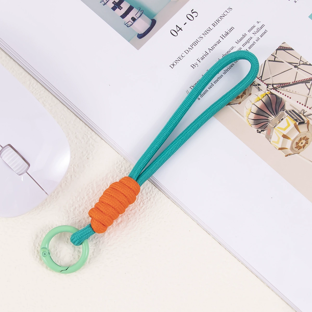 Плетеный креативный мобильный телефон, подвеска handmade для ключей с молнией, рюкзак, аксессуар, аксессуары, DIY