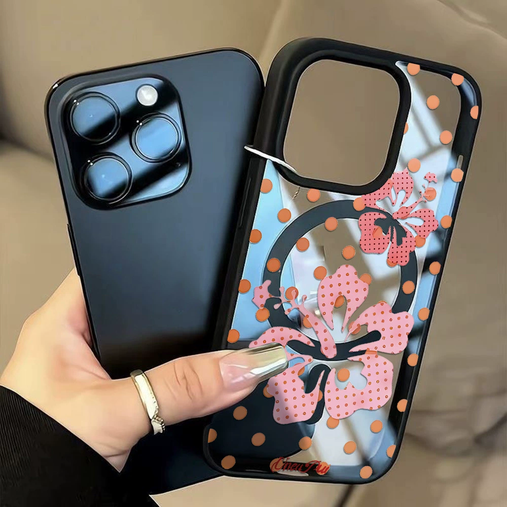 Чехол для iPhone (15–17 Pro Max) фуксия матовый, защита от падений