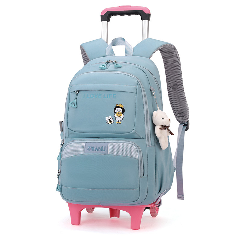 2022 pescado natural estudiante mochila 3-6 grado ligero de gran capacidad de múltiples capas transpirable transfronteriza Venta caliente