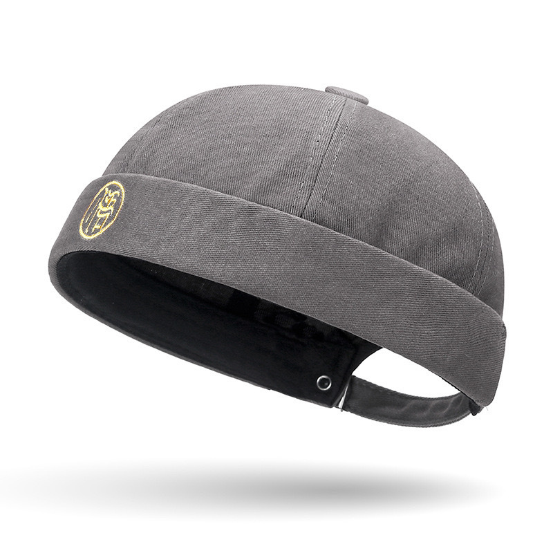 Men's Retro Docker Beanie Hat - Stylish Hip Hop Brimless Cap_voghion.com