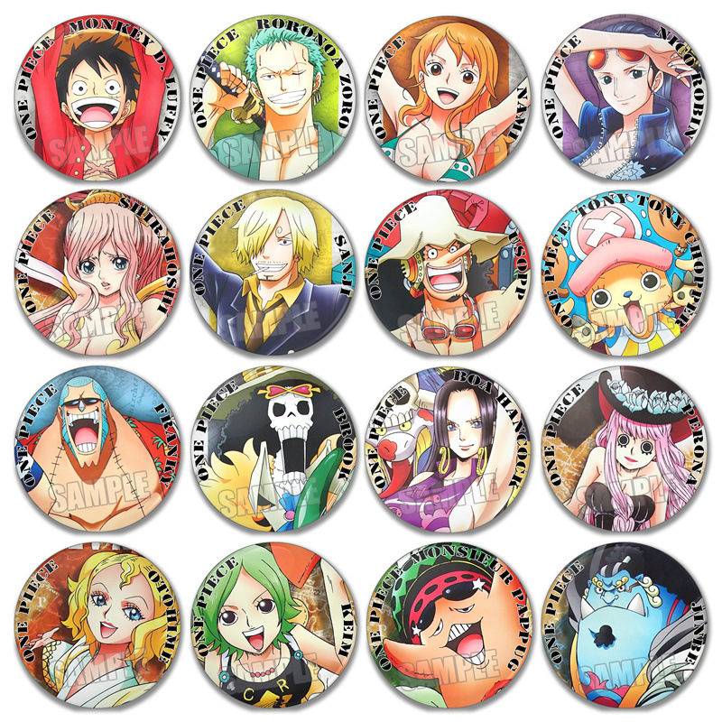 One Piece onepiece Animation Badge Two Years Later Luffy/Solon/Joba/Female Emperor Baron Badge A