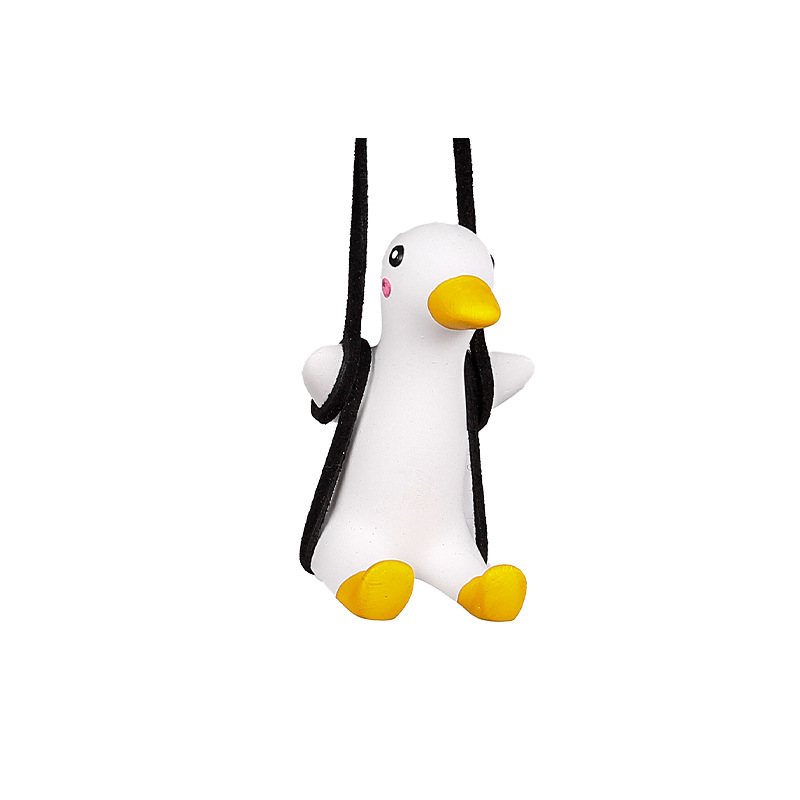 Cross-Border Car Hanging Ornaments Swing Duck Car Hanging Decoration Car Essential Supplies Car Interior Accessories