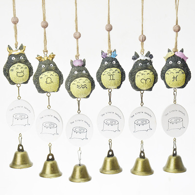 12星座猫风铃创意家居装饰挂件神秘森林猫挂饰旅游纪念品产品批发|ru