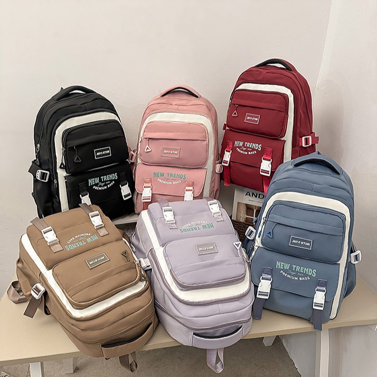 JIAYISTAR original mochila de hombro en venta caliente versátil para reducir la carga de la mochila de estudiantes de secundaria y secundaria, mochila de estudiantes universitarios