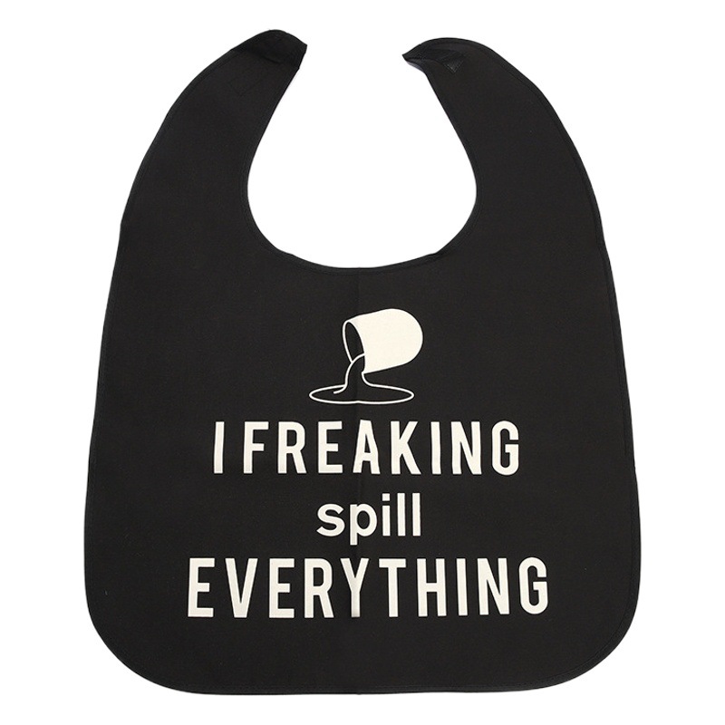 Babero para los ancianos a comer parálisis impermeable delantal grande para los adultos mayores babero adulto