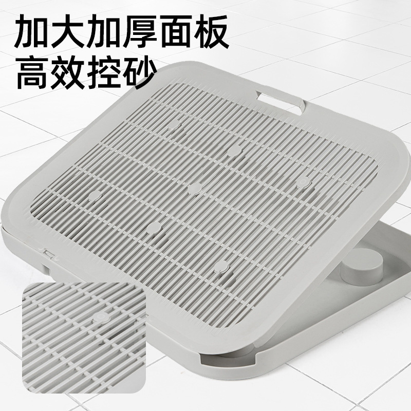 ペット用品 猫砂 持ち出し防止マット 二層フィルター 砂コントロールボード 猫用品 猫の巣 大型猫砂マット|undefined