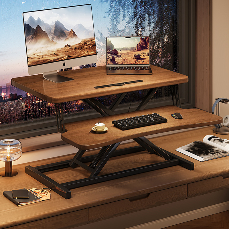 Standing Workbench Desktop Computer Table Adjustable Heightening Bracket Adjustable Folding Desktop Notebook Desk