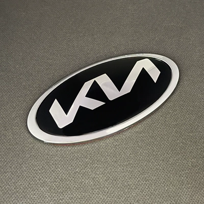 Suitable for Kia New Car Logo Kn Hood Front Logo Kia Rear Tail Logo Modified Sorento K5 K2 K4 Car Logo (Car logo) - 115575cm