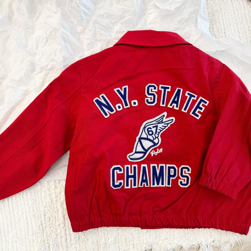 A Hard-to-Find Red Bomber Jacket Coat XR