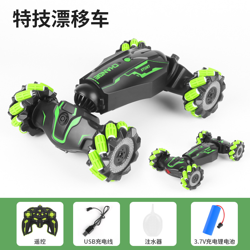 Gesto de inducción giro truco luz spray control remoto vehículo todoterreno para niños escalada eléctrica juguete transfronterizo coche de control remoto