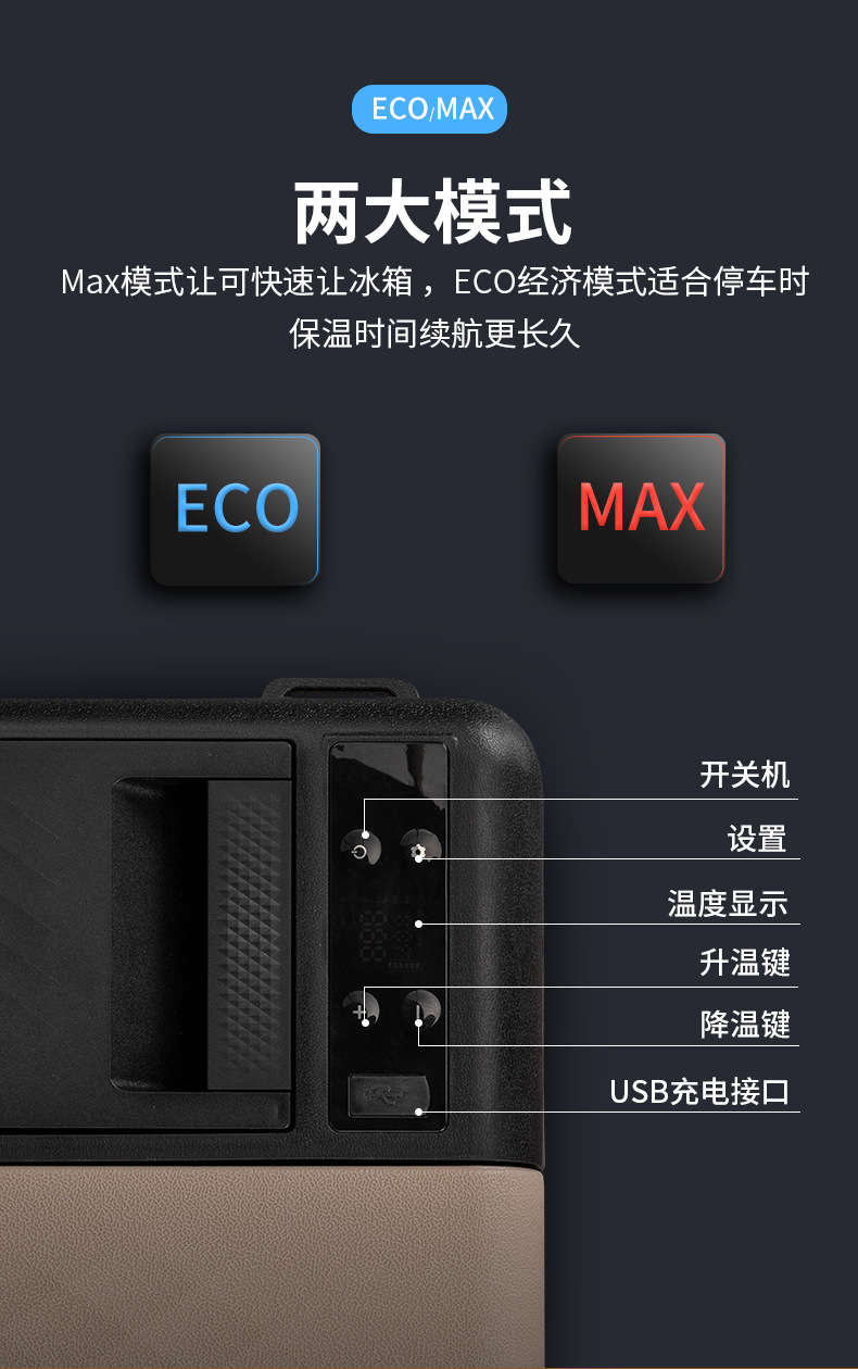 Ice Tiger Compressor Car Refrigerator Car Home Dual-use Refrigeration 12v24v Portable RT25 Dormitory Mini Refrigerator