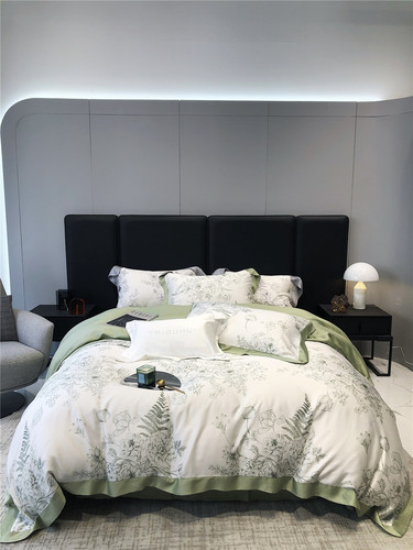 Summer LF level 100 count light luxury beautiful Tencel four-piece set cool Lyocell bedding home textile Jonathan