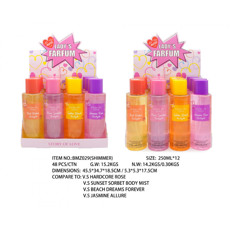 香水持久留香250ml 女士香水身体喷雾香氛持久perfumes东南亚外贸|undefined