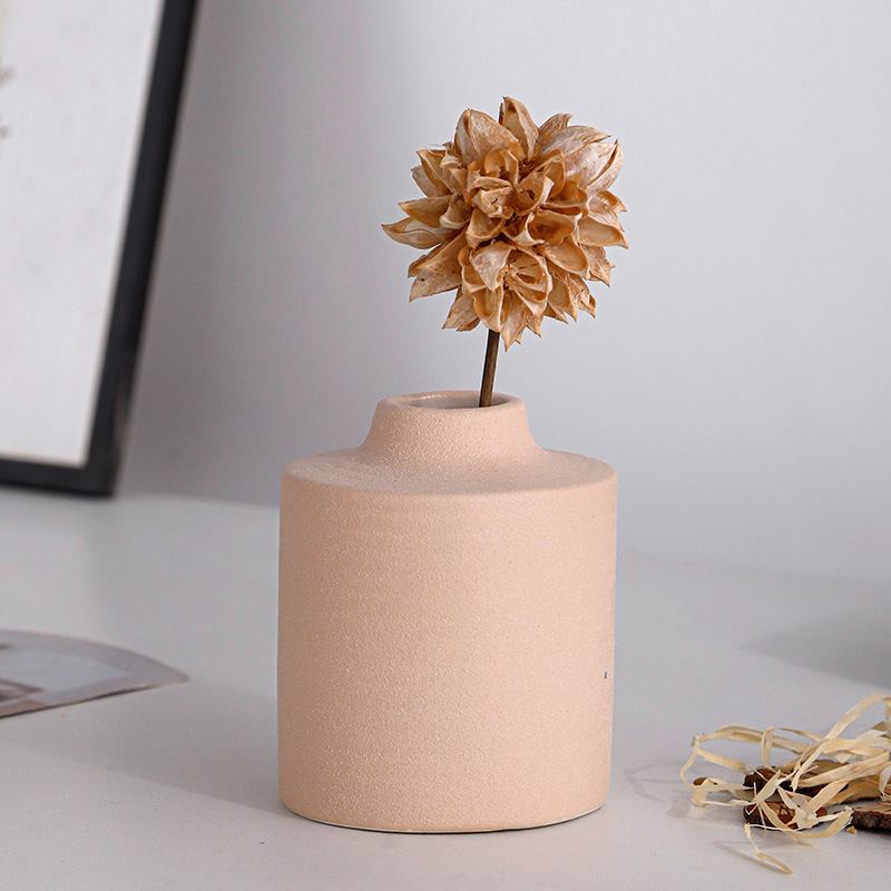 Nordic ins flores secas al aire flor flor flor floral geometría decoración decorativa de sala de estar simple decoración de cerámica