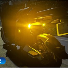 飞机爆闪灯 电动摩托车警示汽车尾中网改装防追尾巡航领航灯免接