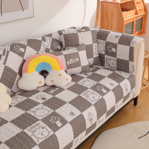 Hot-selling small fresh sofa cushion anti-slip autumn and winter cute simple Nordic whole package living room factory direct sales agency 