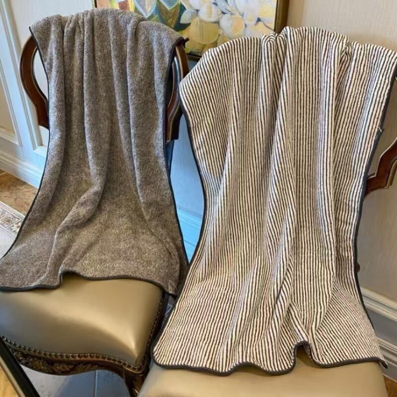 Imitation Bamboo Charcoal Fiber Thickened Bath Towel Couple's Style Household Bath Towel That Absorbs Water and Does Not Shed Hair, Bath Cap, Bath Towel Three-Piece Set Imitation Bamboo Charcoal Fiber Thickened Bath Towel Couple's Style Household Bath Towel That Absorbs Water and Does Not Shed Hair, Bath Cap, Bath Towel Three-Piece Set