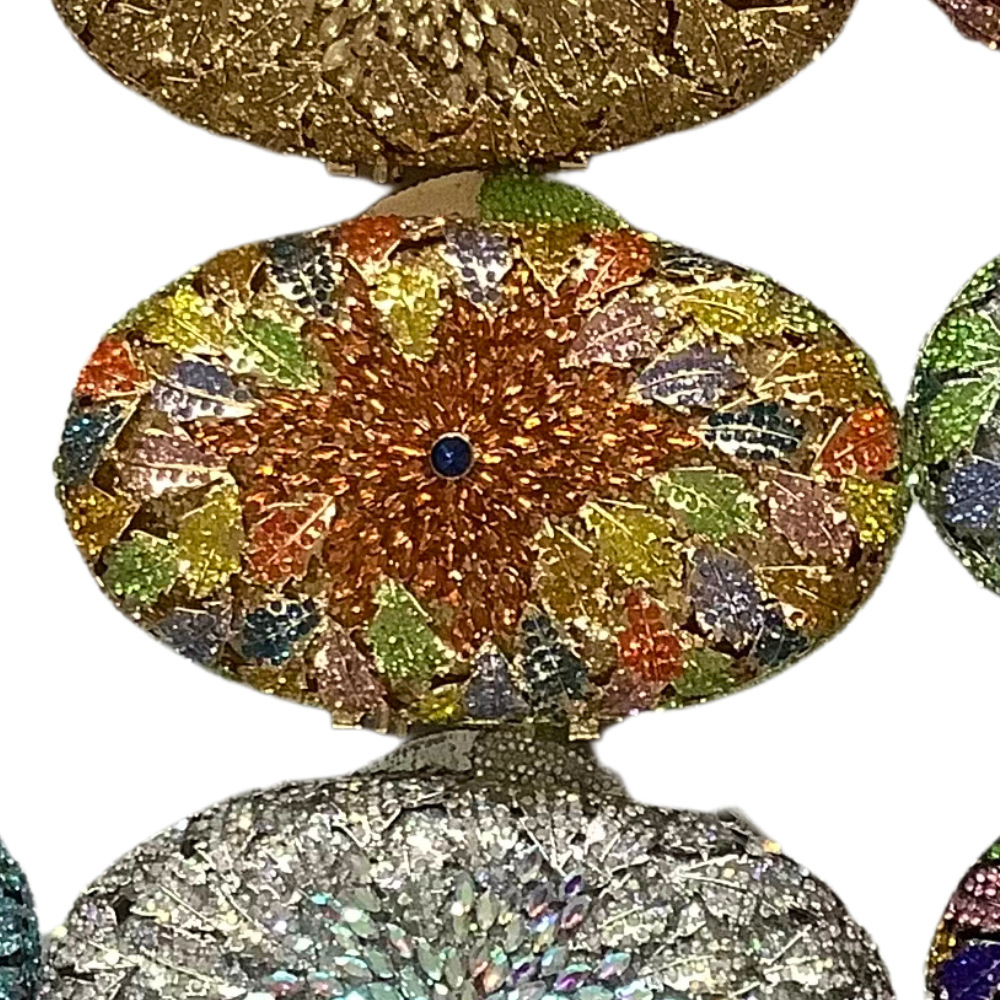 Bolsa de fábrica directa de diamantes transfronterizos bolsas de cristal de diamantes coloridas bolsas de cena vestidos bolsas de mano de mujer