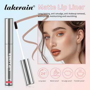 Cross-border foreign trade Lakerain can tear pull lip liner matte fog non-stick cup lipstick hook line lip pen wholesale