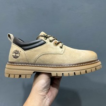 高版本添家马丁靴男低帮英伦工装大码男鞋大头马丁鞋休闲户外徒步