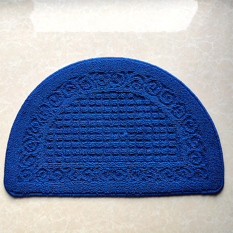 Nordic semicírculo alfombra al aire libre alfombra estera del pie lindo antideslizante baño estera absorbente alfombra de la puerta fábrica al por mayor