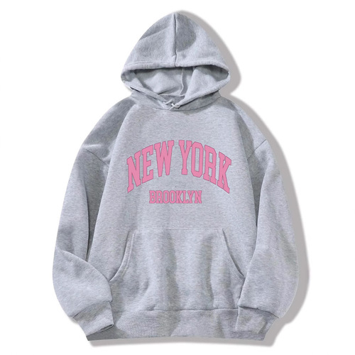 Foreign trade new style youth casual sports sweater with velvet hoodie pullover sweater for men and women, same autumn and winter with velvet
