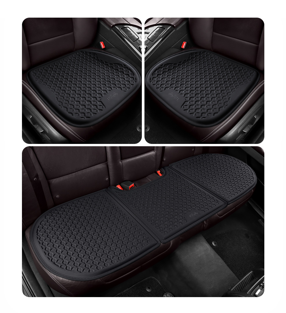 Car Cushion Summer Gel Cool Mat Single-piece Four Seasons Universal Ventilated Butt Pad Ice Silk Seat Cushion Seat Cushion Ice Cool