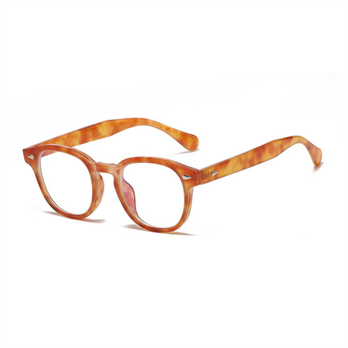 Jet 5095 retro rice nail European and American round sunglasses wearable myopia glasses INS Korean version anti-blue light glasses