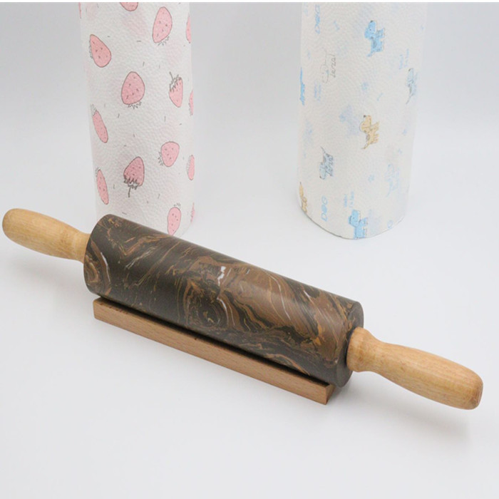Haosheng mármol Rolling pin tamaño hogar comercial crujiente caminar martillo pastel hornear herramienta traje nuevo recomendar