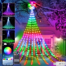 H 46911 Star Waterfall String Lights ����ͥԺ�� �羳ŷ��