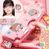 Universal high quality children's double-layer capacious pencil case for kindergarten, 2023 collection