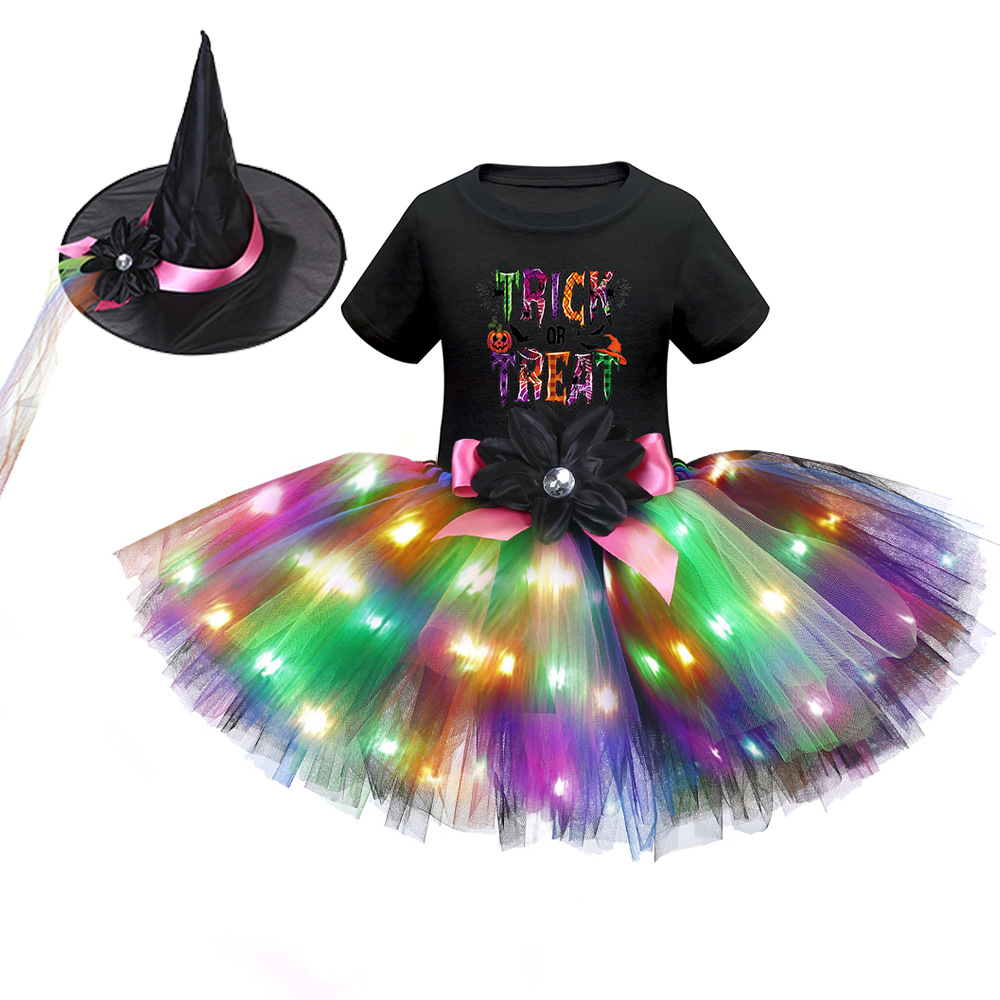 Хэллоуин светодиодный комплект с короткими рукавами 25