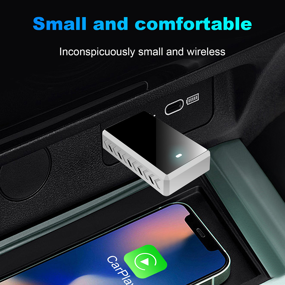 Luruibao Wireless Box 2-in-1 Apple Wireless CarPlay Box Android Auto Cross-Border New Product Adapter