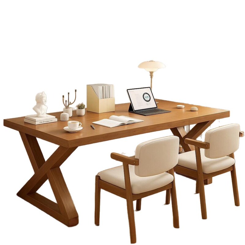 Customized Desk Solid Wood Living Room Large Long Desk Study Table Rectangular Reading Long Table Home Workbench