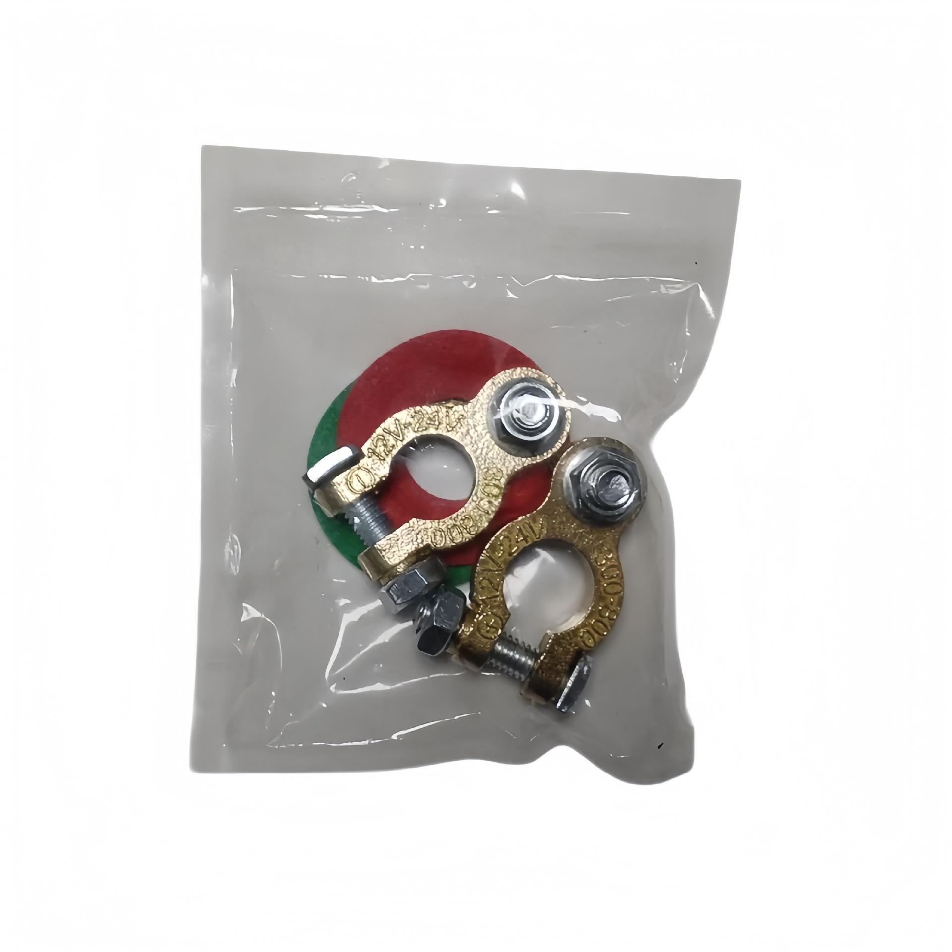 Battery Terminal Brass Car Battery Terminal M8 Single Screw Battery Clamp Connector Boat Rv