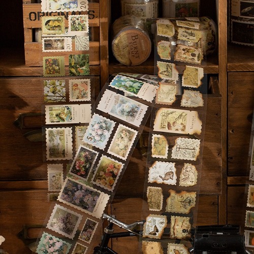 Yuxian2 Tape Memories Series Hot Stamp Stamp Decoration Materials Cycle Sticker 6 Choices