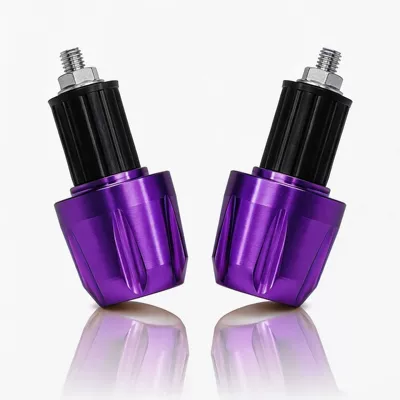 155/125 Universal Handlebar Plugs, Motosiklet ləvazimatları və aksesuarları - purple
